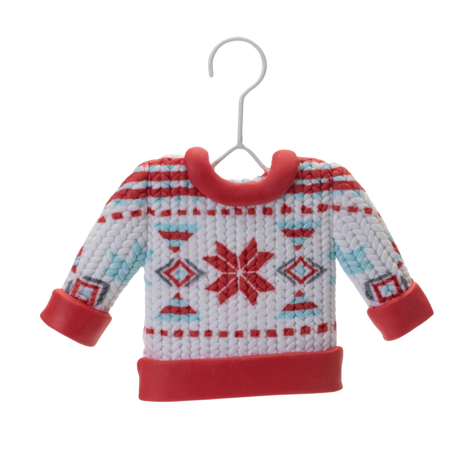 Nordic Stocking & Sweater Ornaments Set